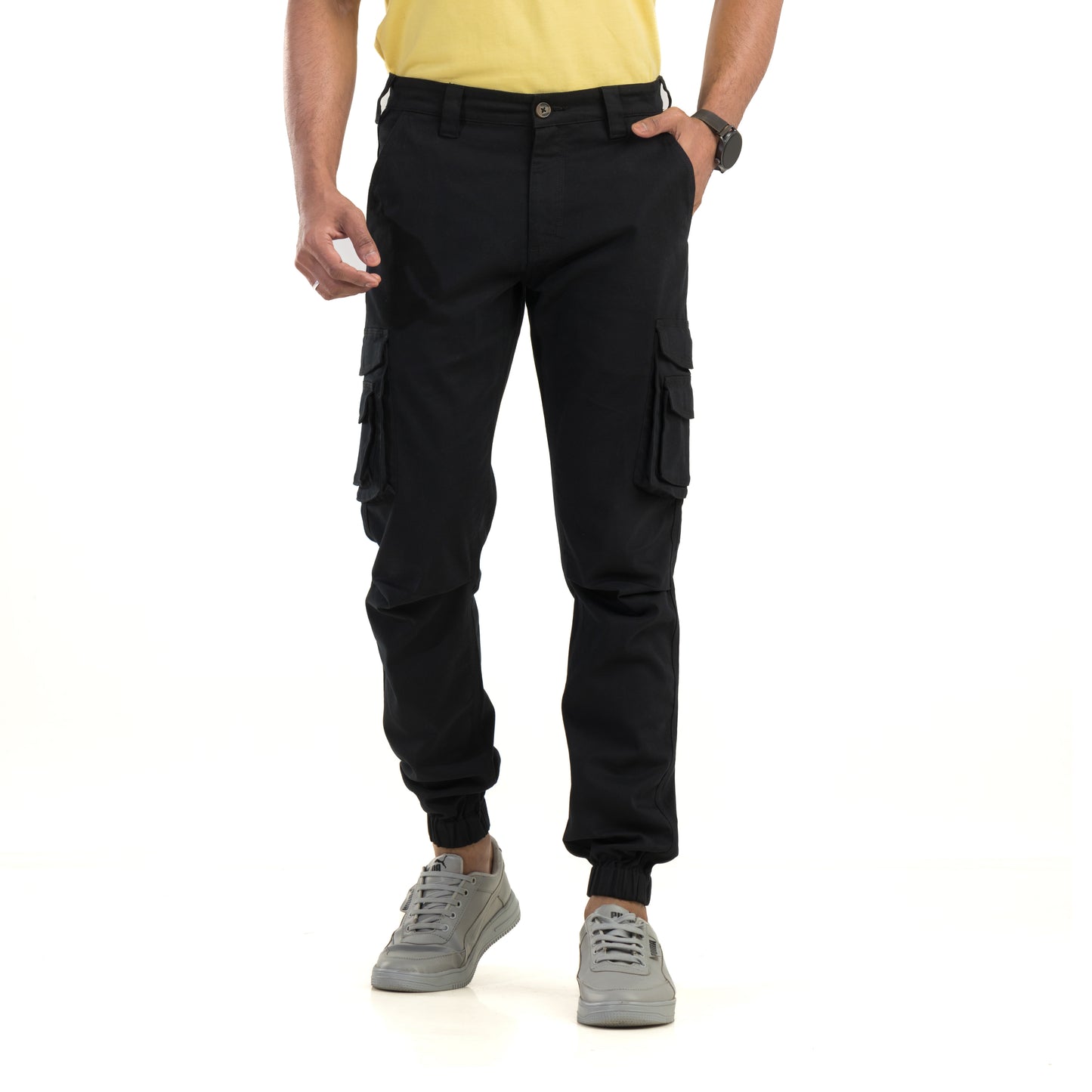 Black Cargo Trouser