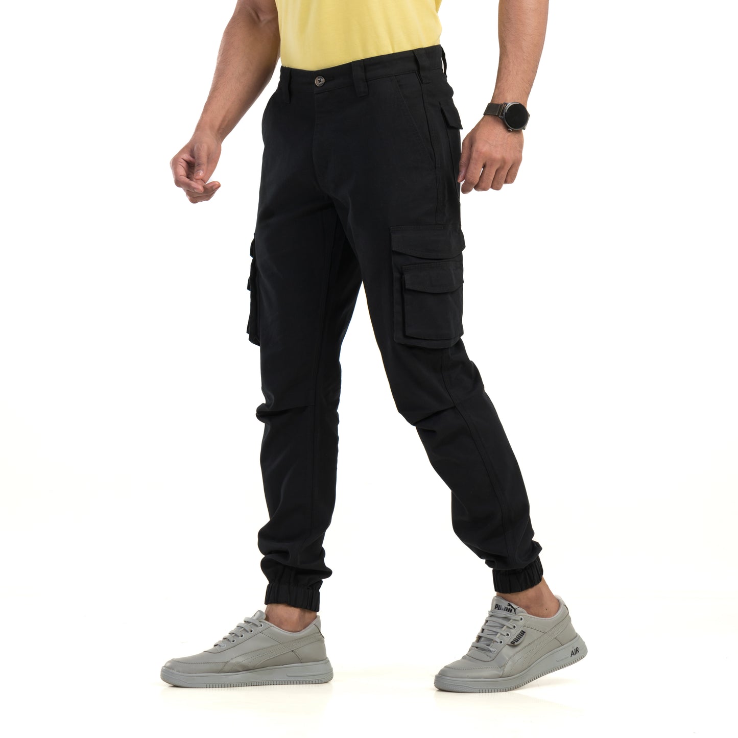 Black Cargo Trouser