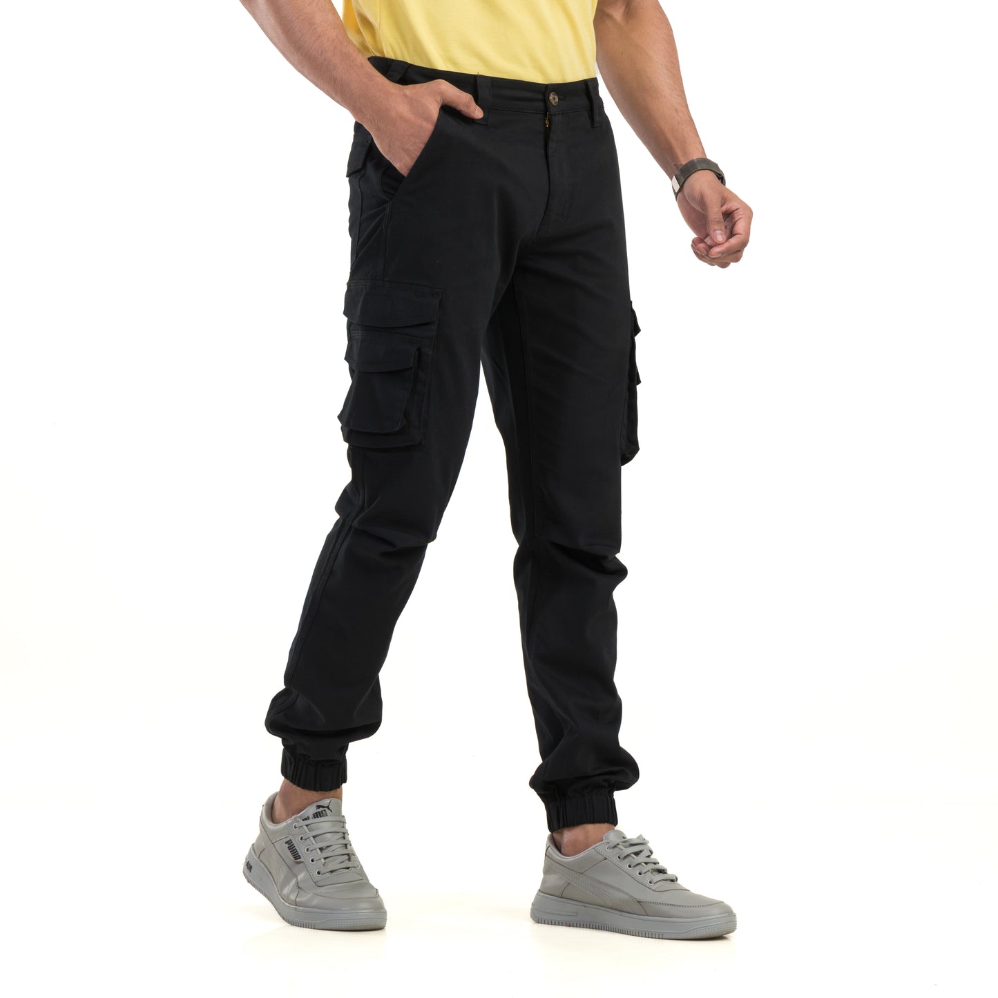 Black Cargo Trouser