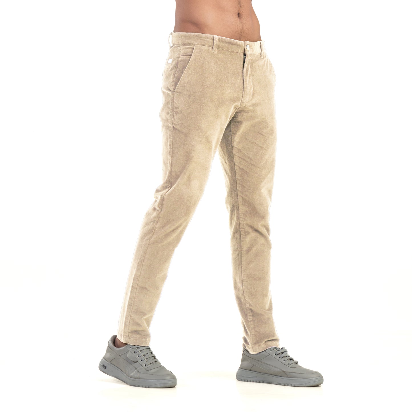 Beige Corduroy Chinos