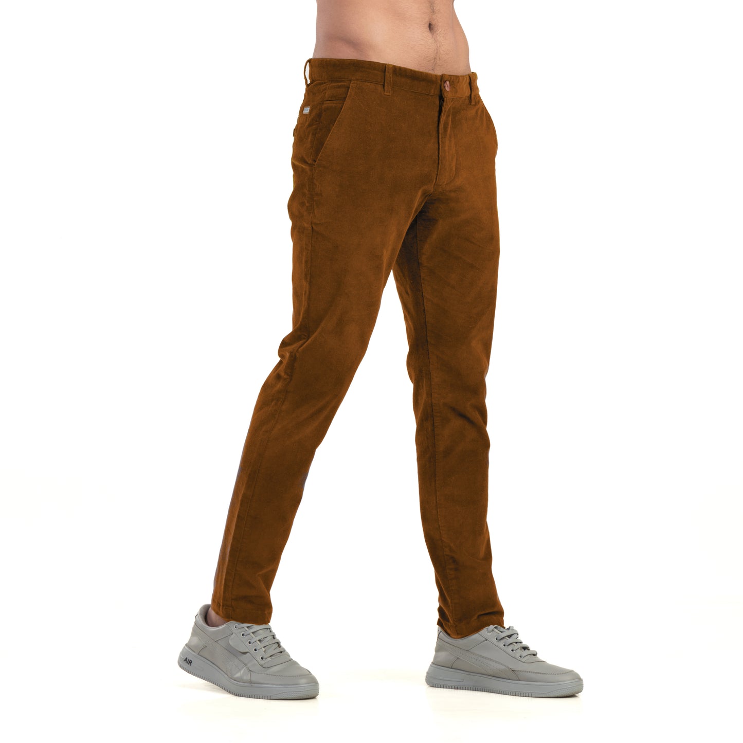 Rust Corduroy Chinos