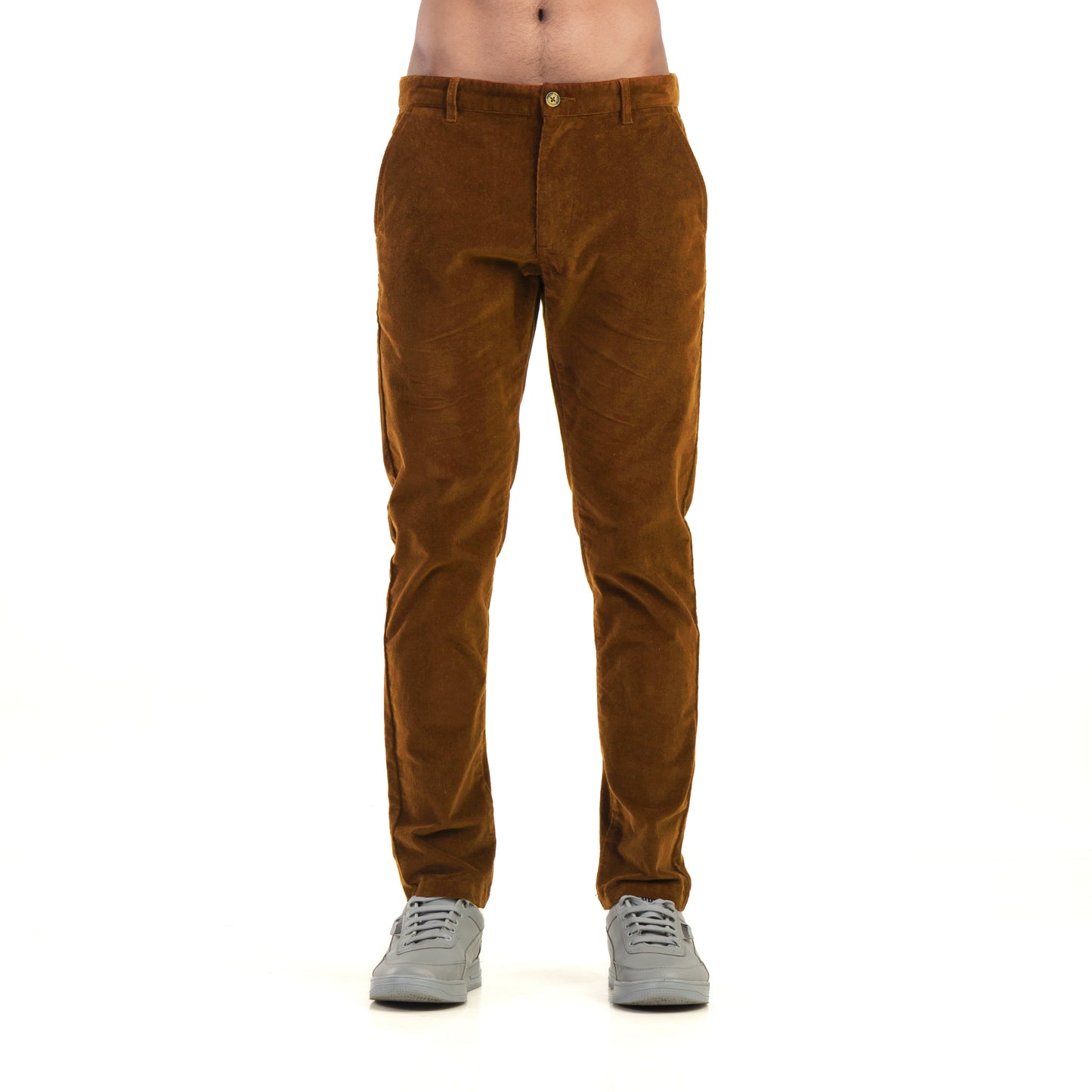 Rust Corduroy Chinos