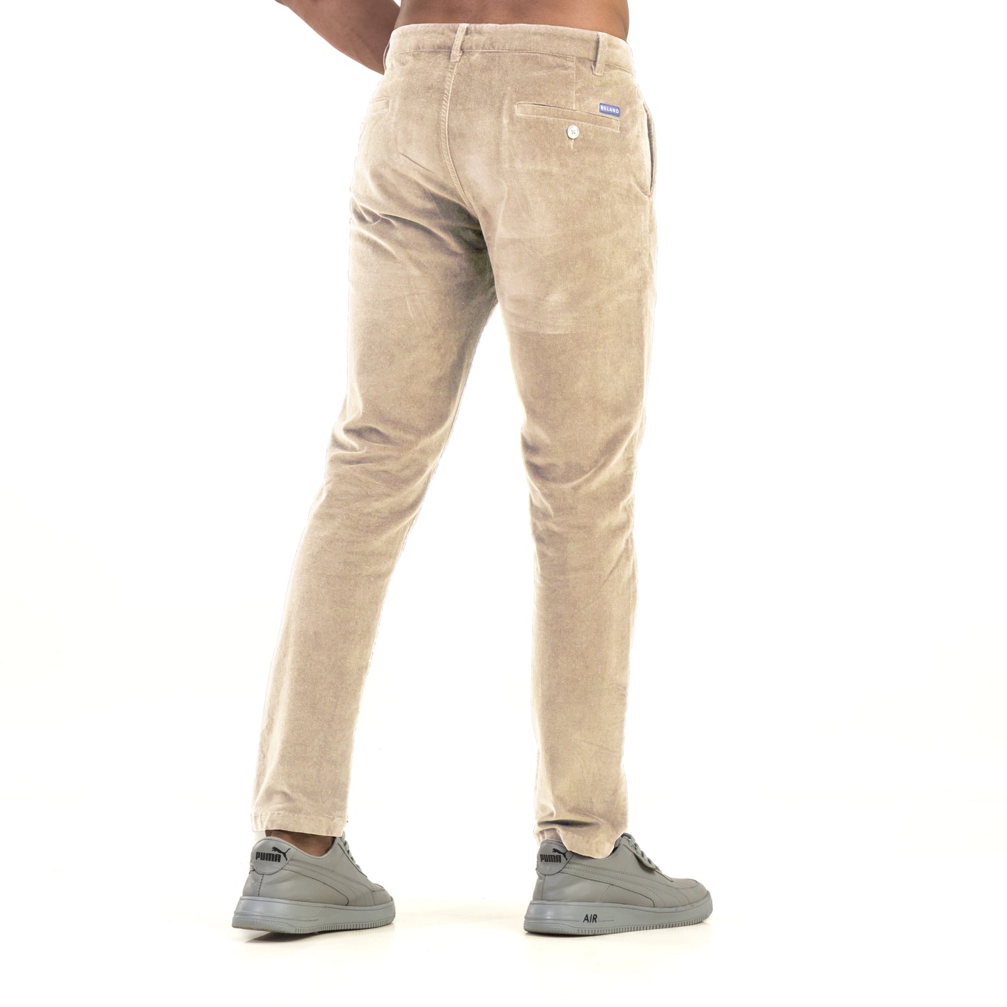 Beige Corduroy Chinos