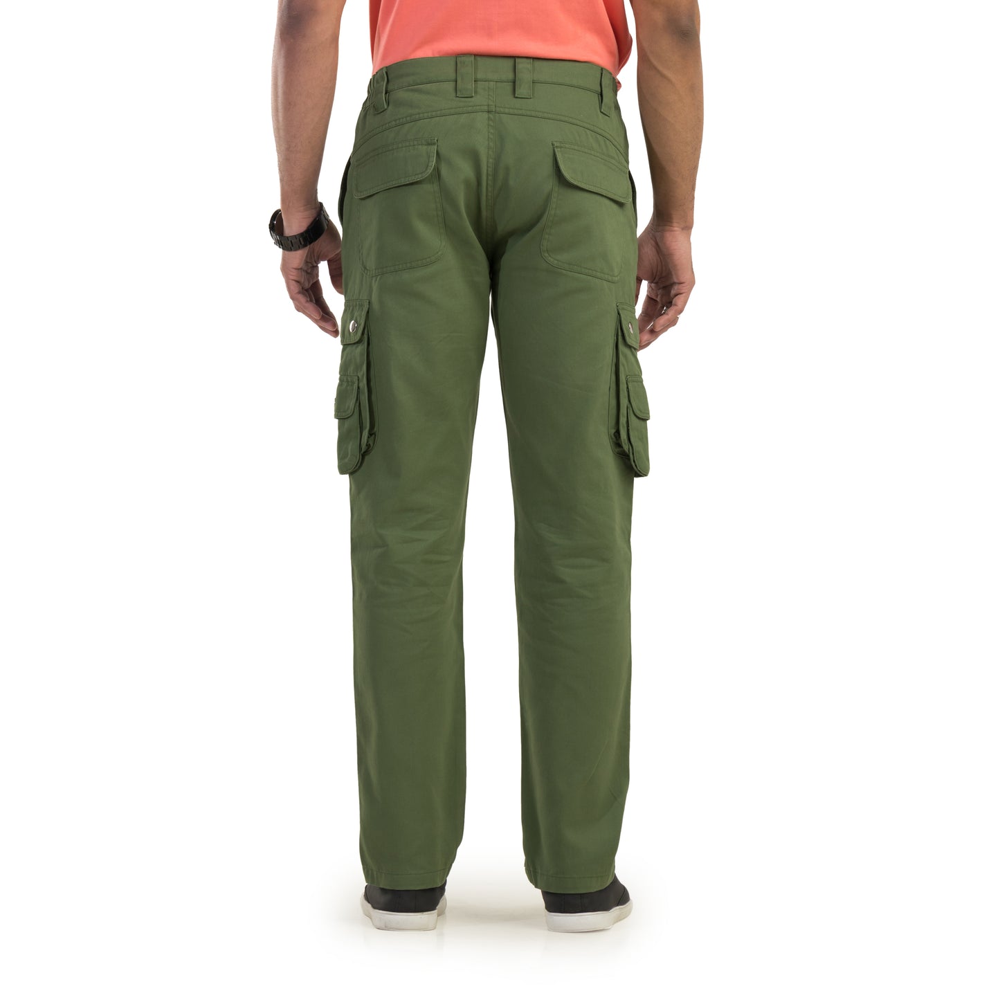 Olive Green Cargo Trouser