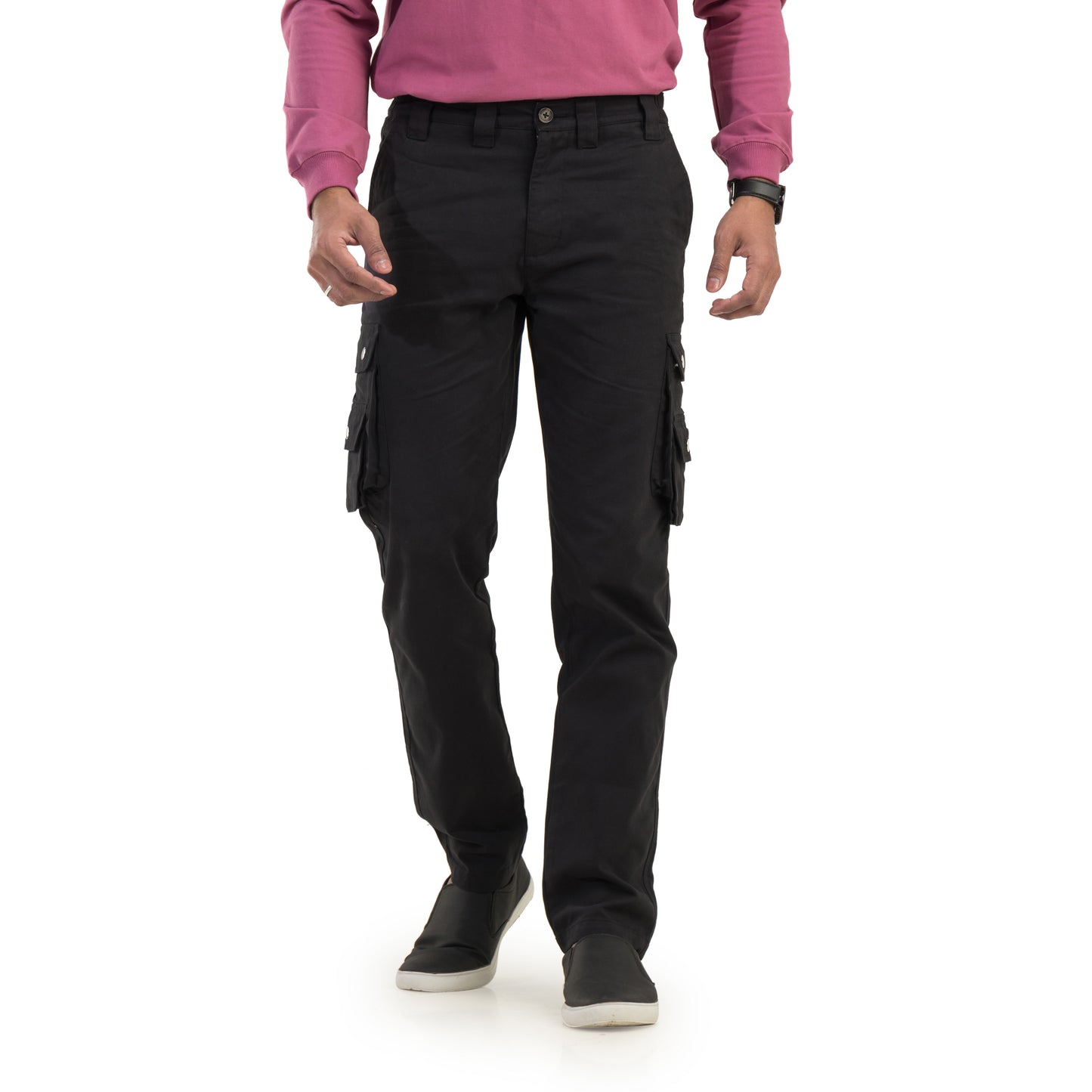 Black Cargo Trouser