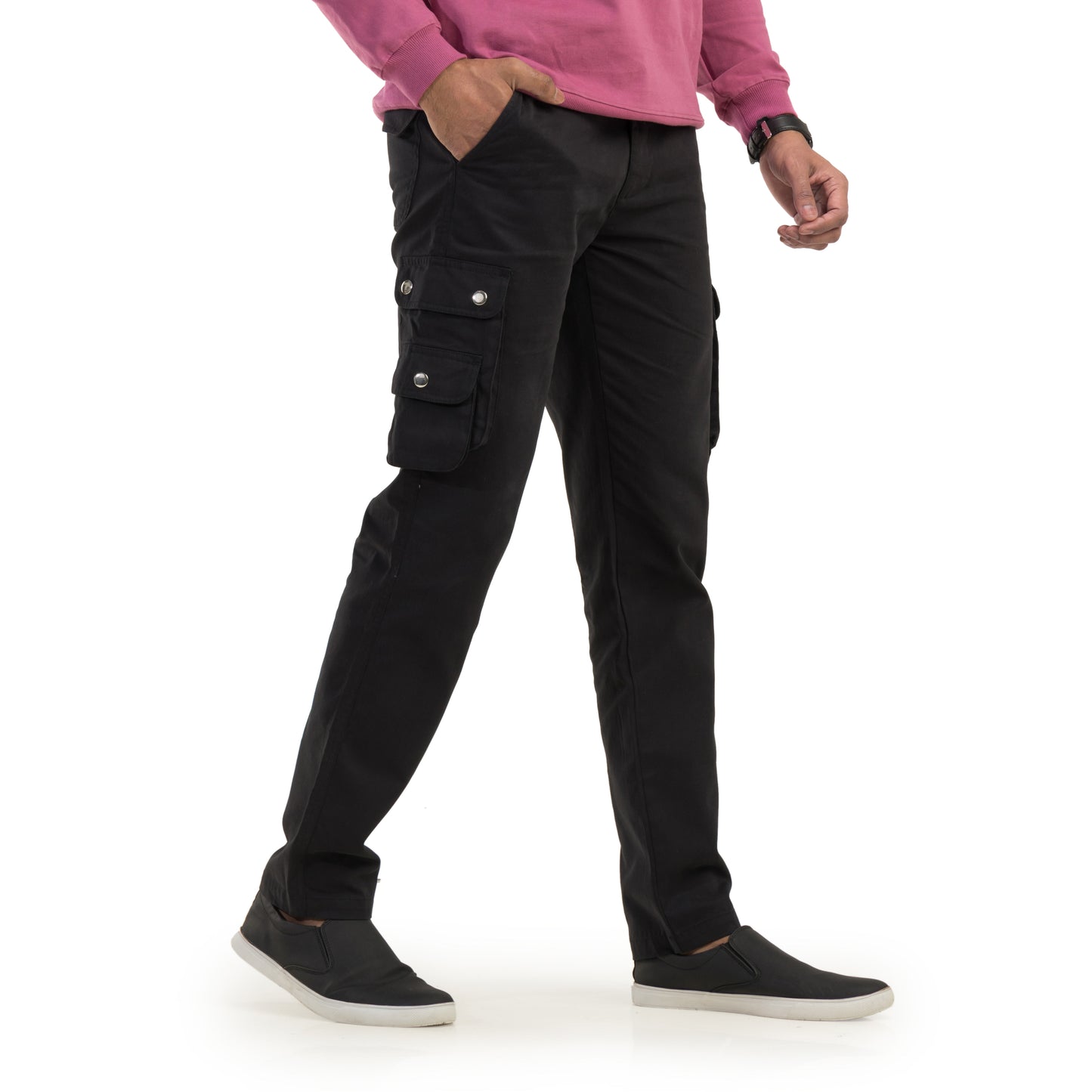 Black Cargo Trouser