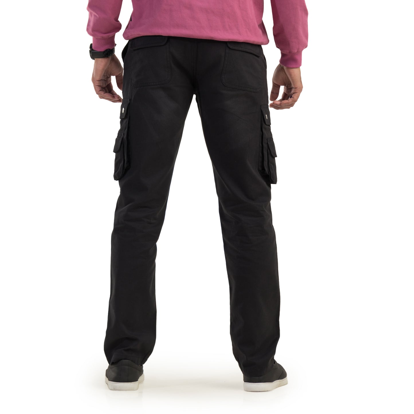 Black Cargo Trouser