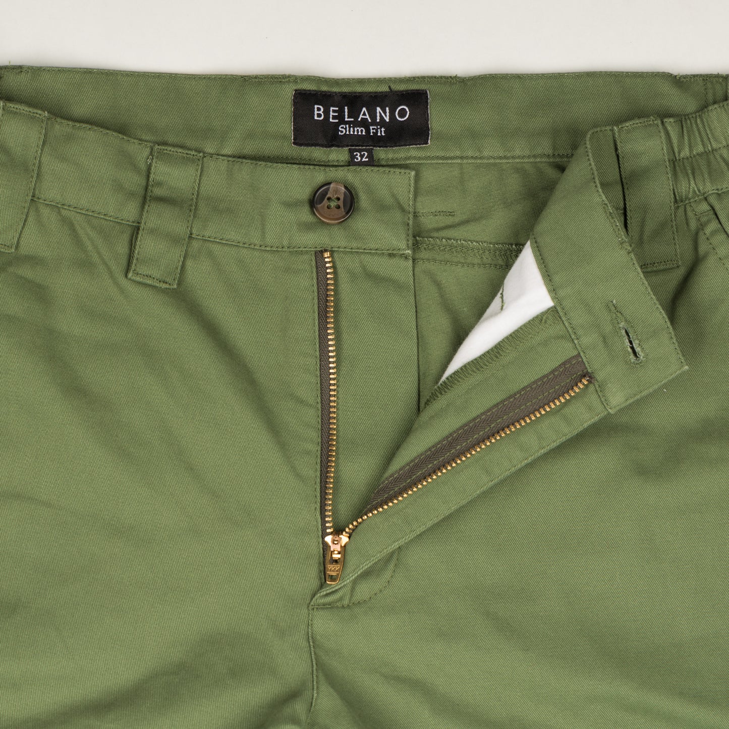Olive Green Cargo Trouser