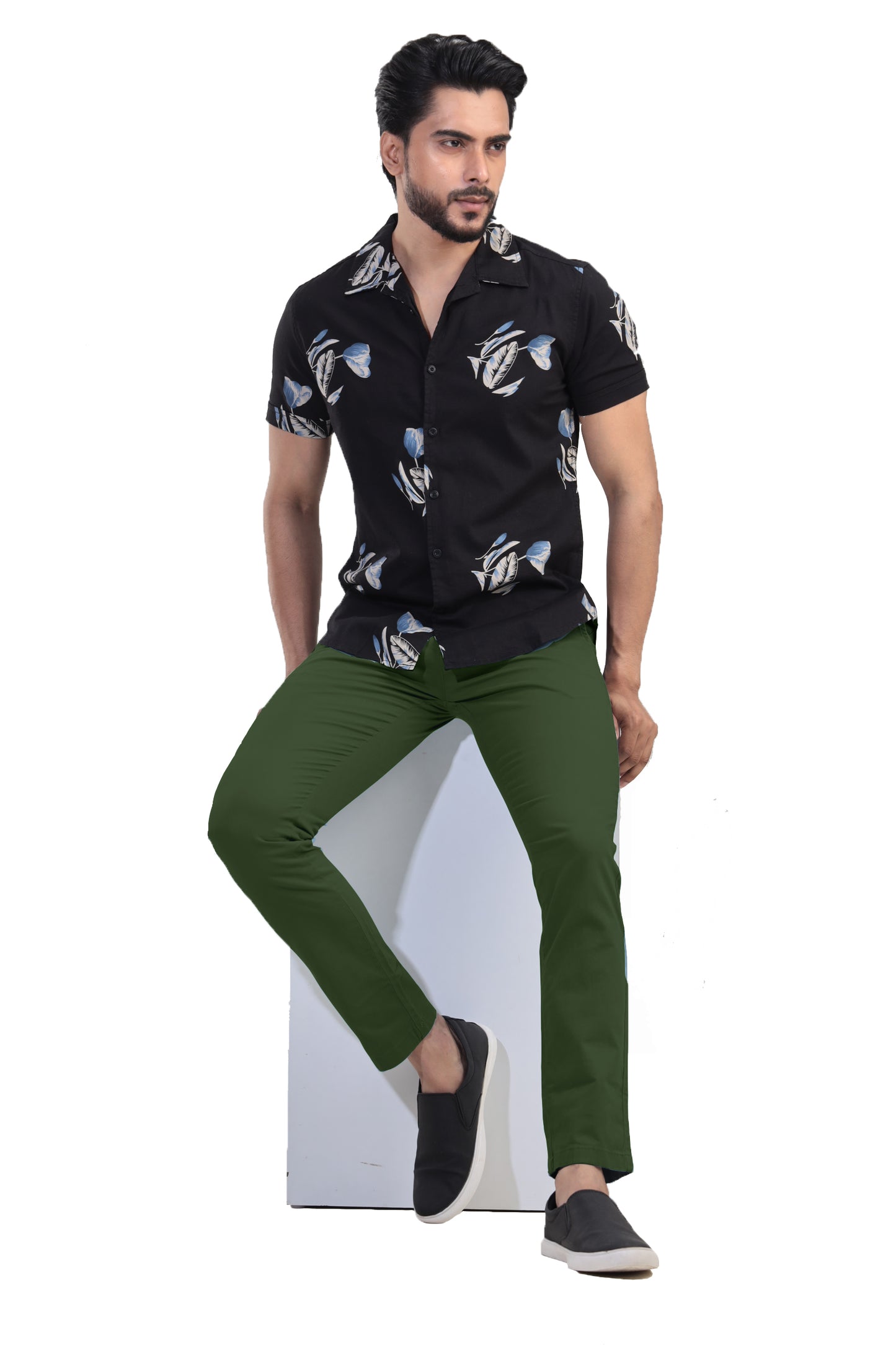 Slim Fit Olive Chino