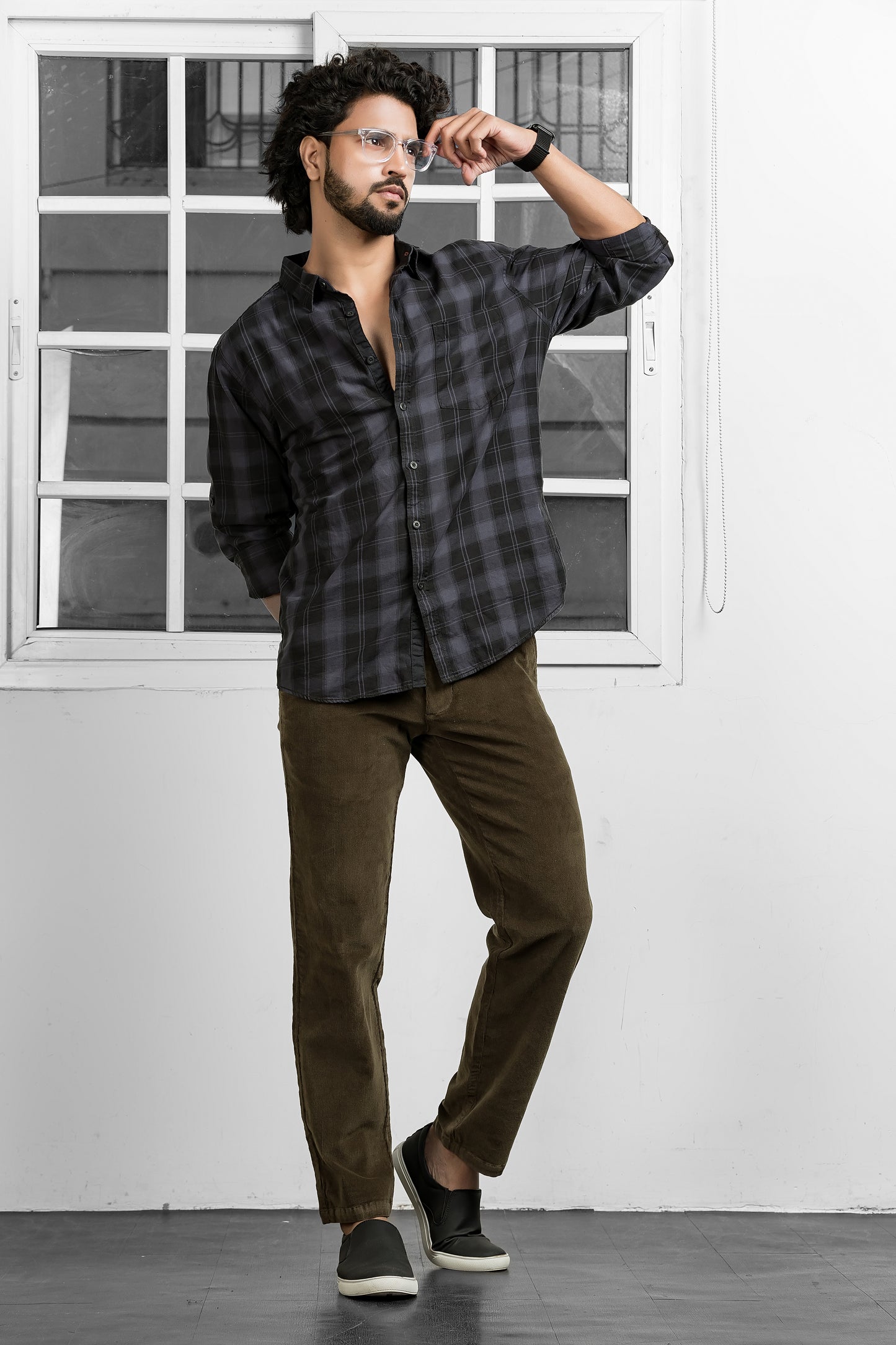 Olive Corduroy Jogger