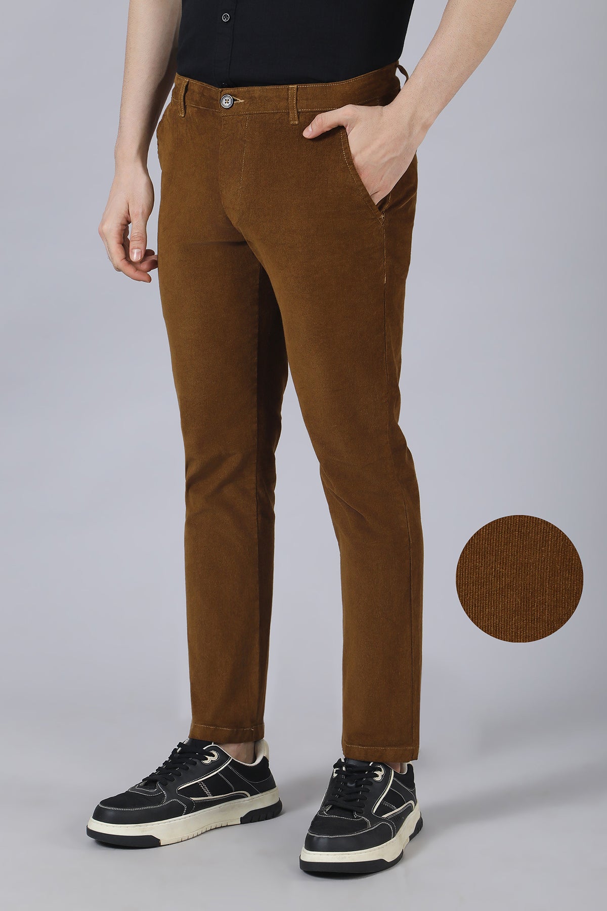 Camel Corduroy Chinos