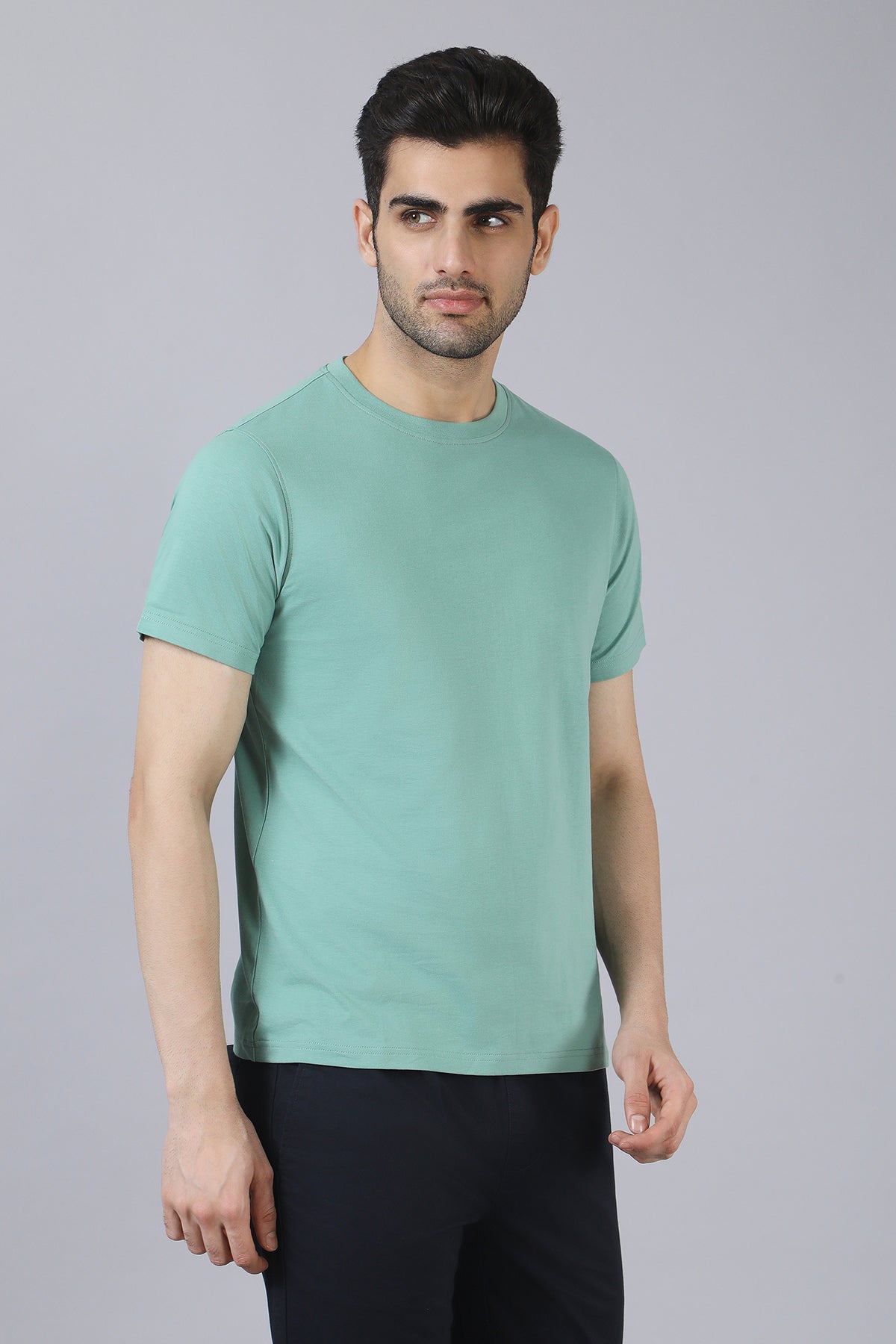 English Green Cotton T-Shirt