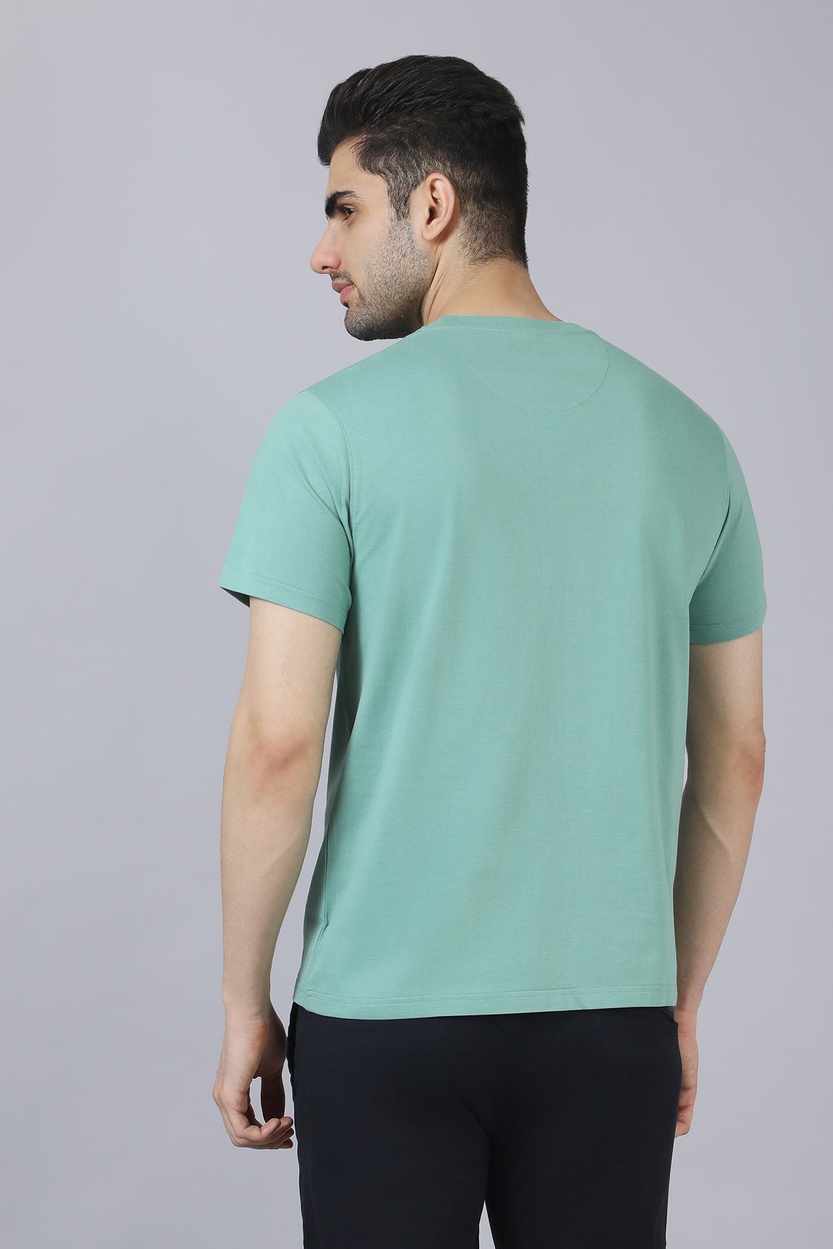 English Green Cotton T-Shirt