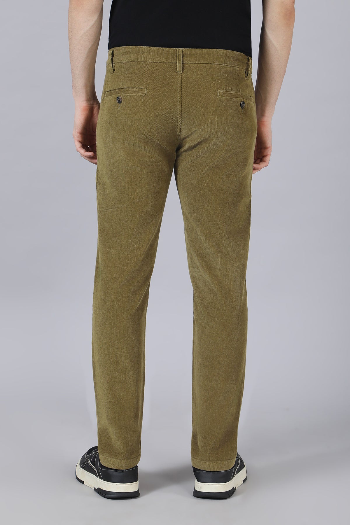 Green Corduroy Chinos