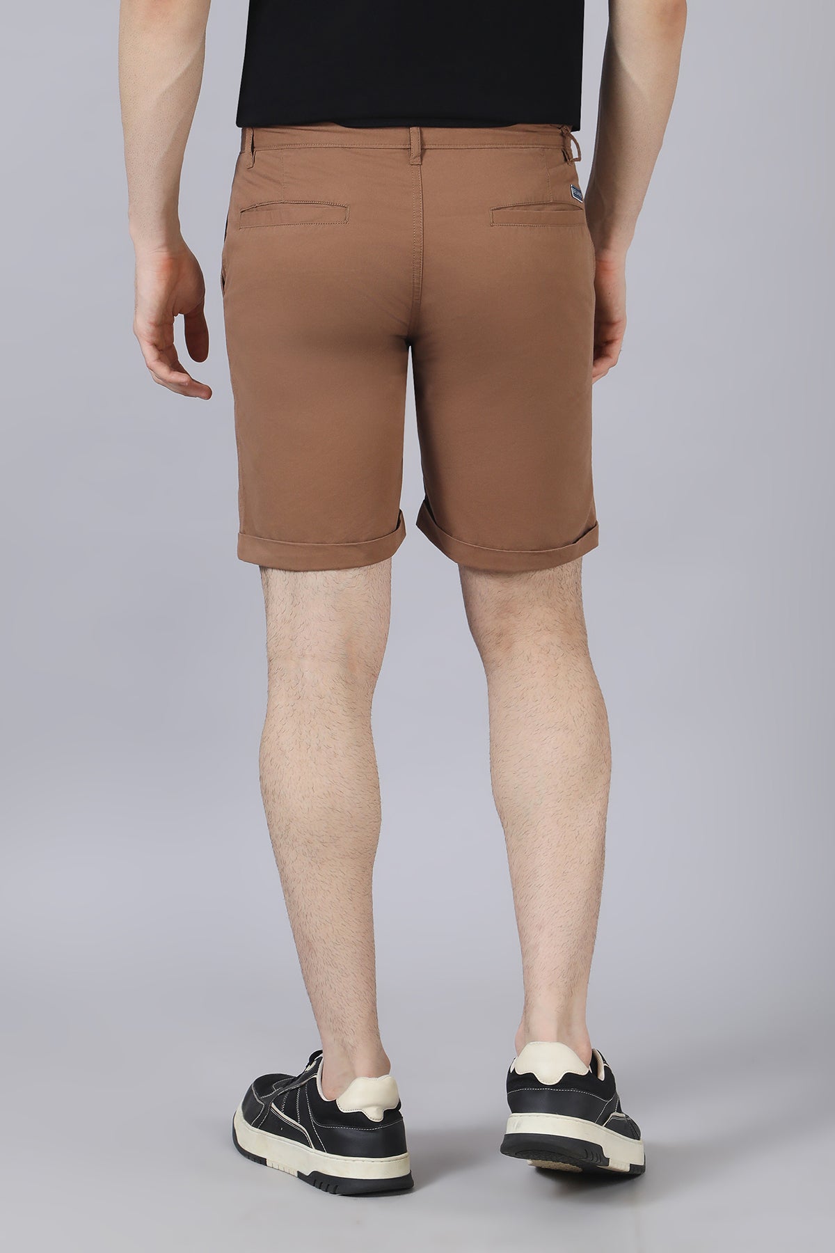 Light brown Cotton Shorts