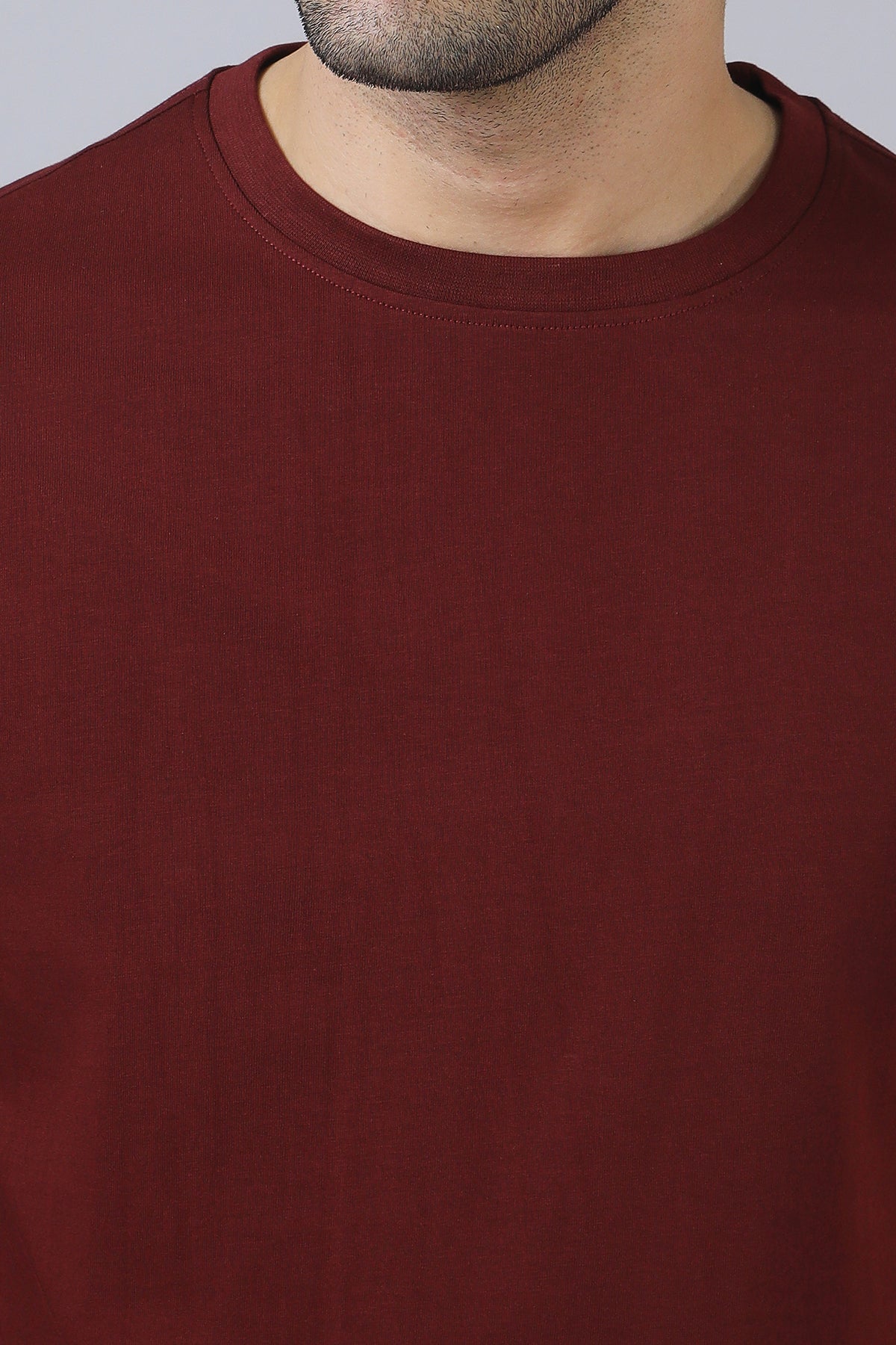 Maroon Cotton T-Shirt