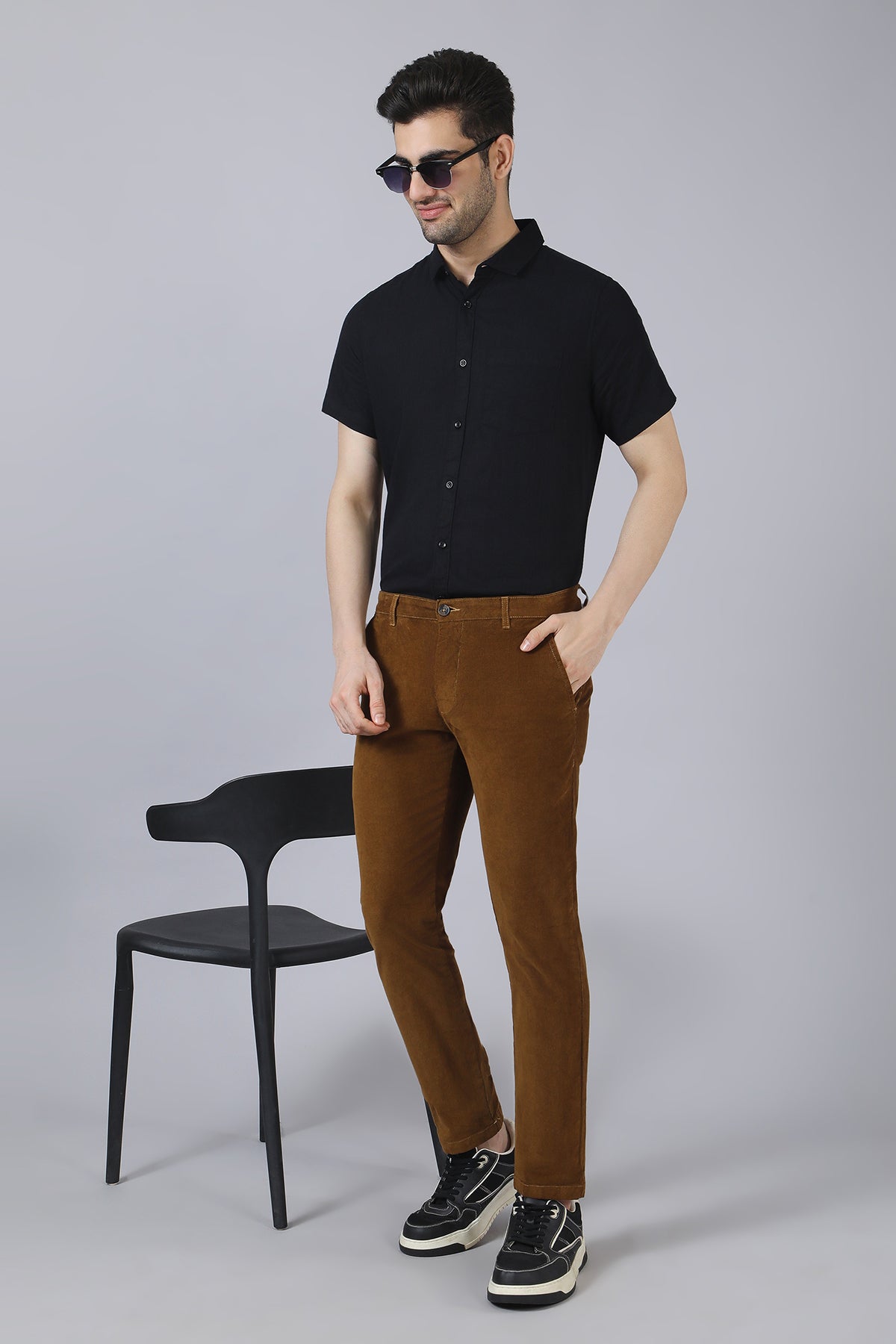 Camel Corduroy Chinos