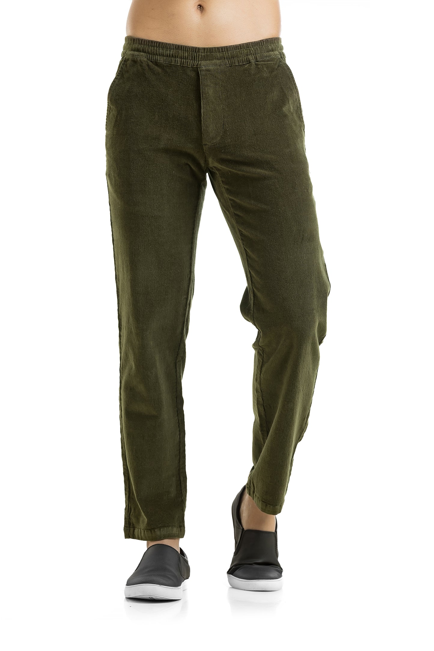 Olive Corduroy Jogger