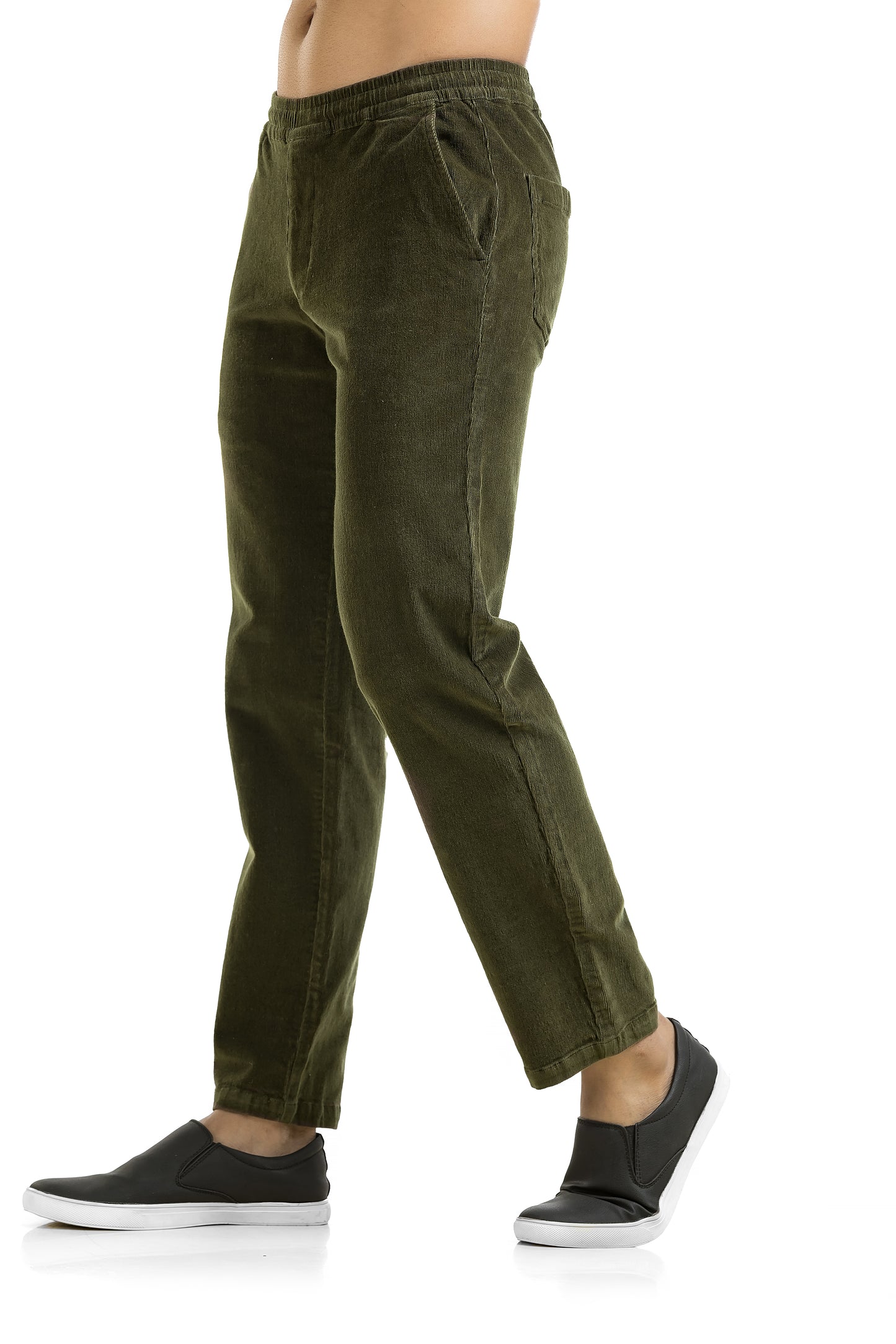Olive Corduroy Jogger