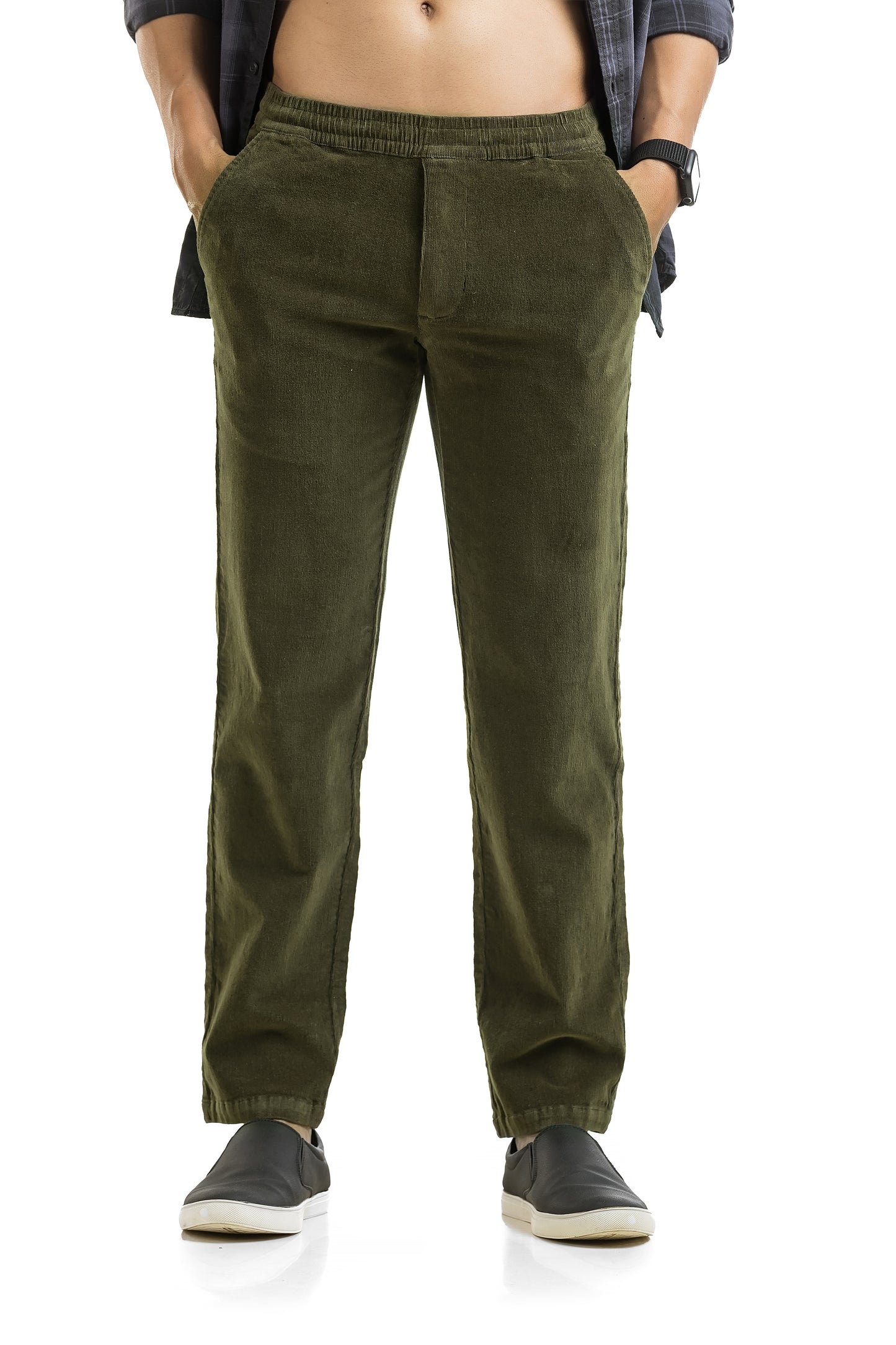 Olive Corduroy Jogger