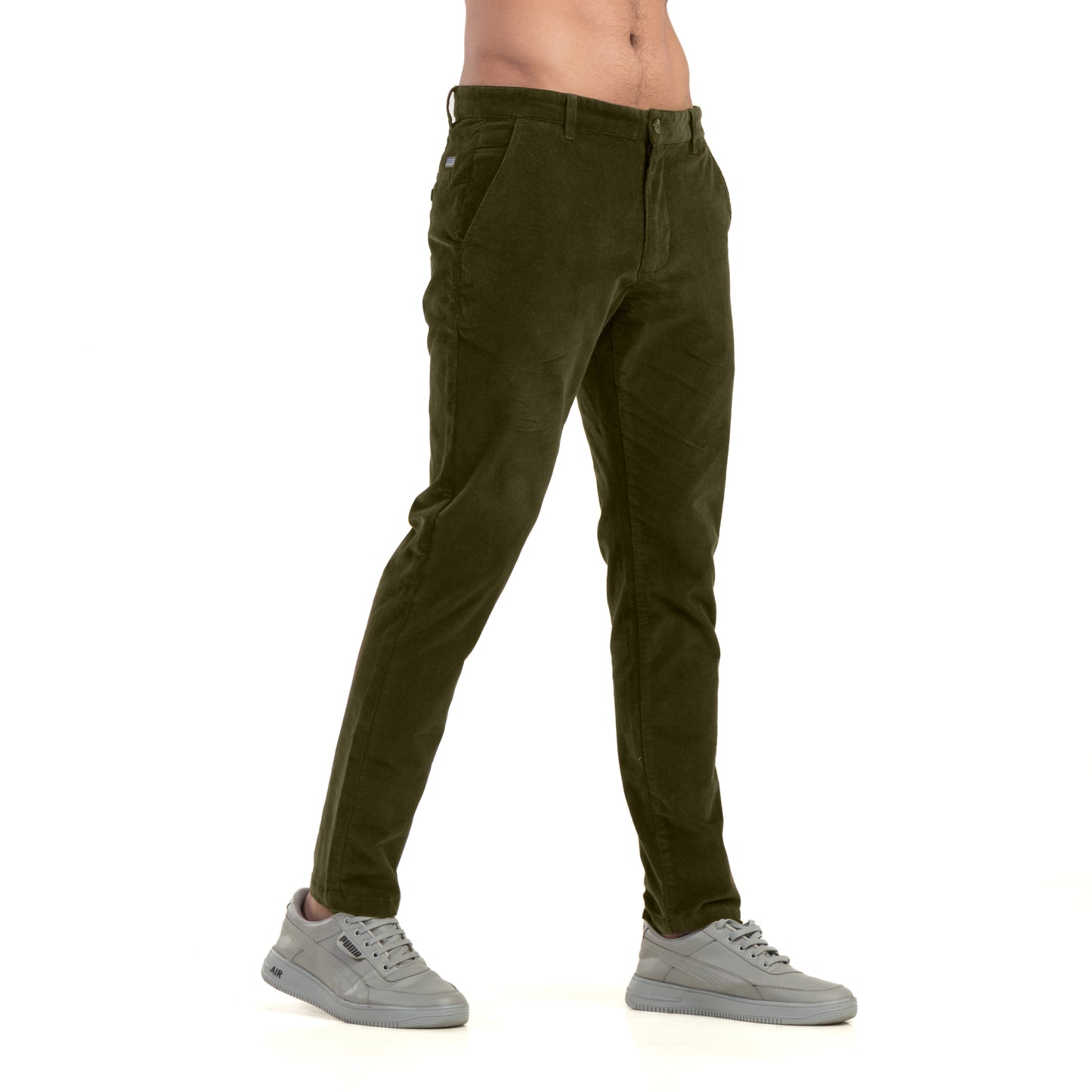 Olive Corduroy Chinos