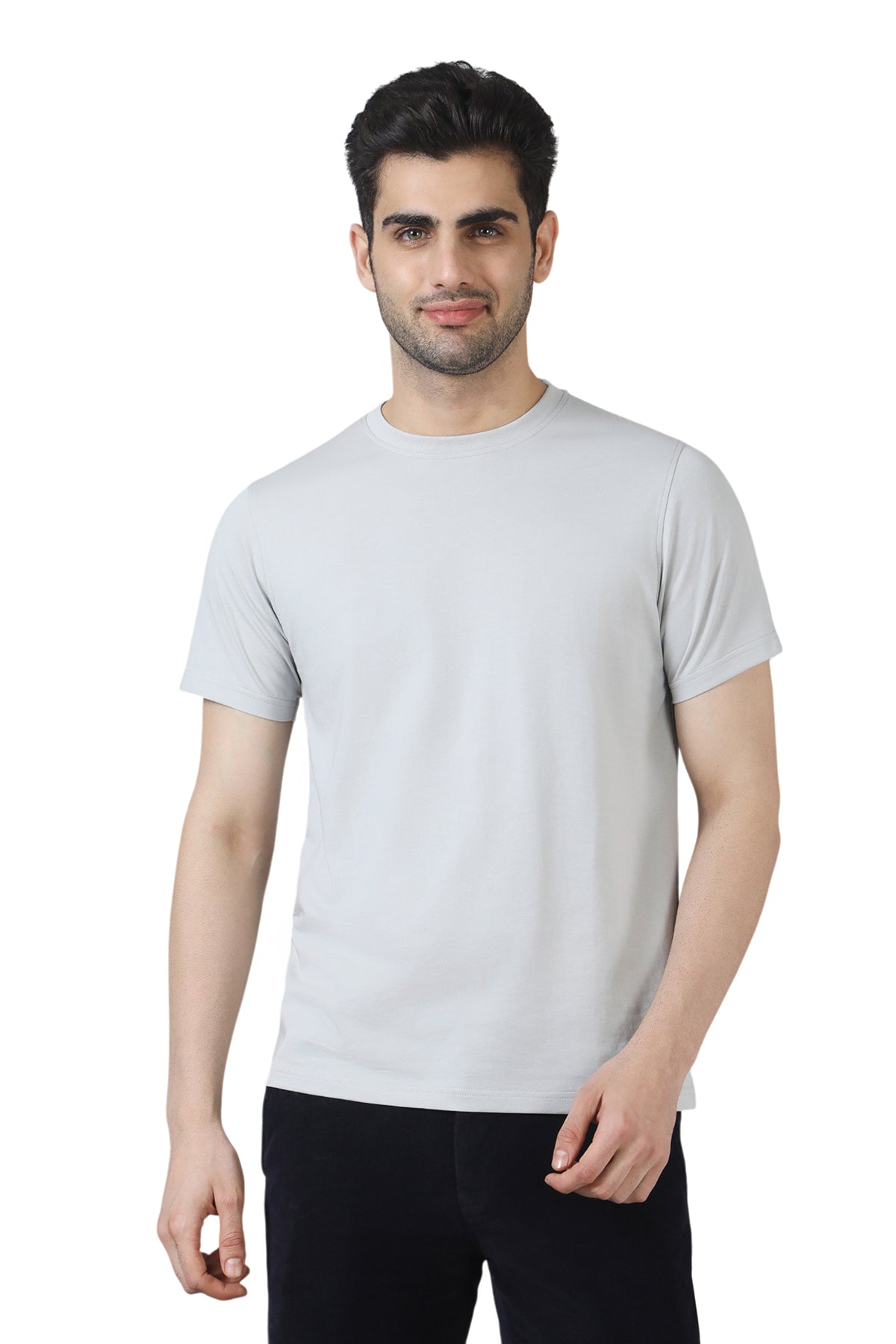 Grey Cotton T-Shirt