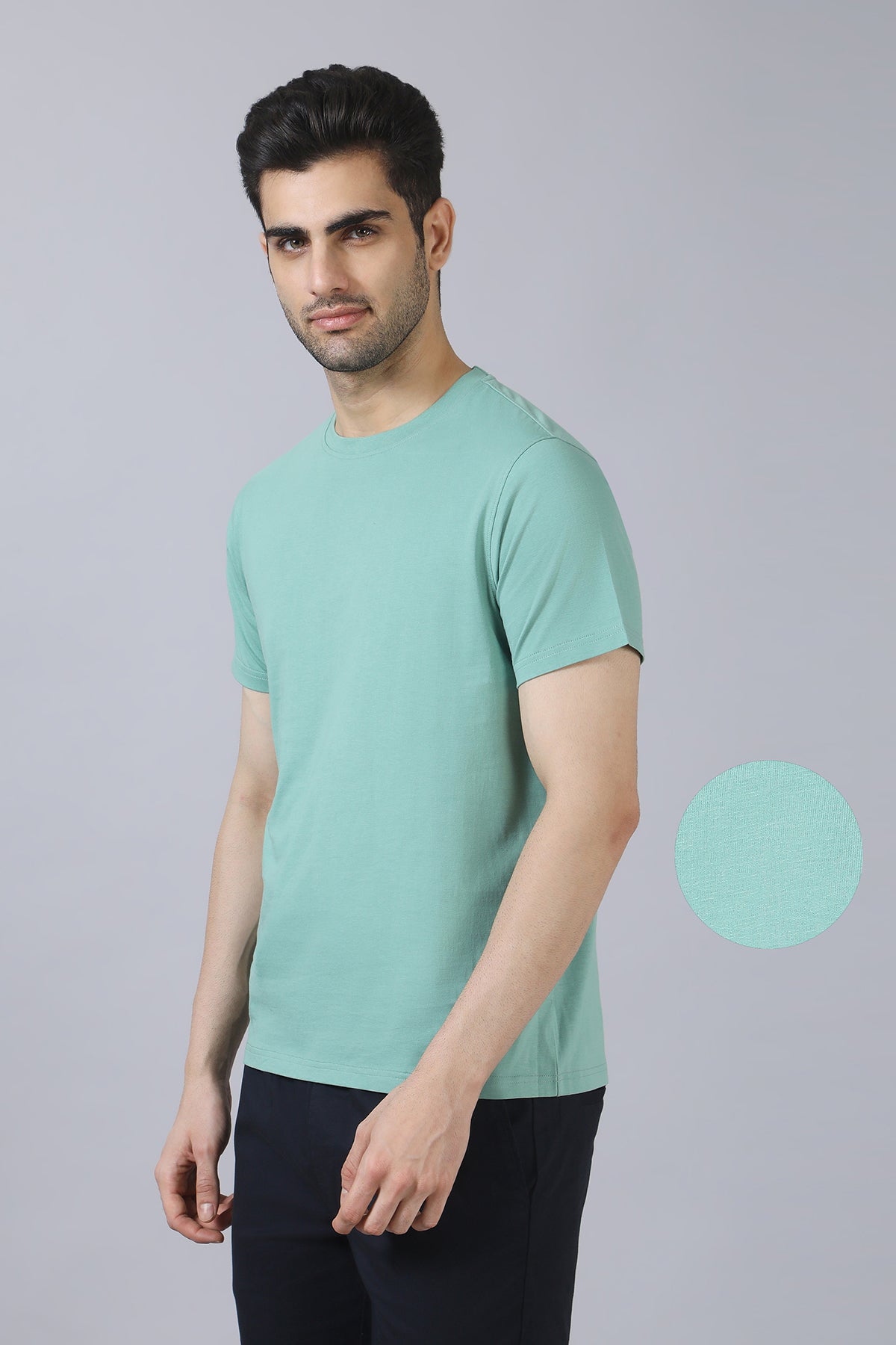 English Green Cotton T-Shirt