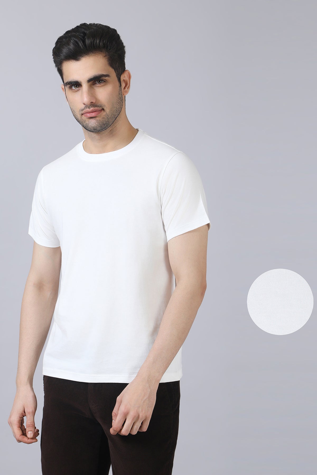 White Cotton T-shirt