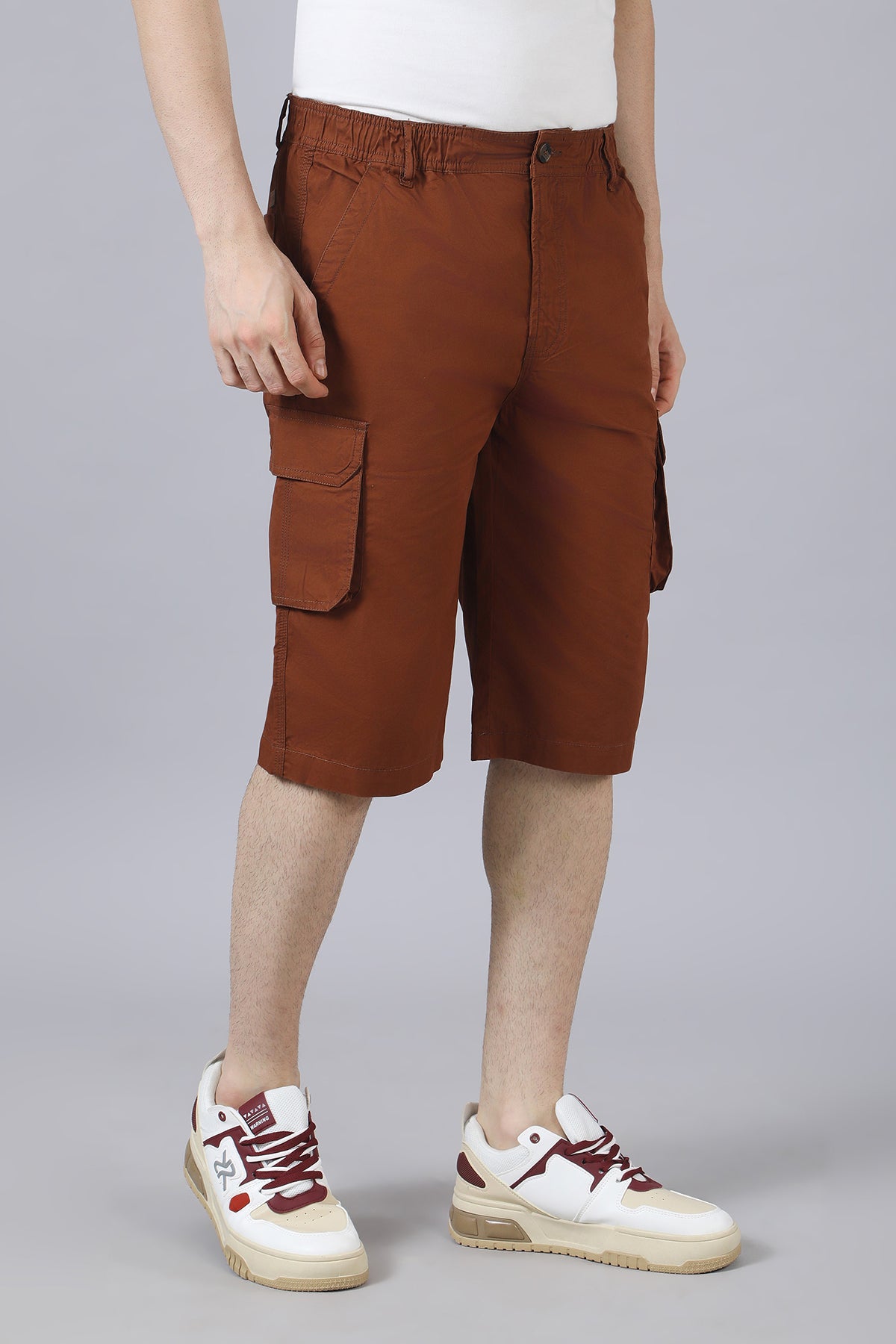 Rust Cargo Long Shorts