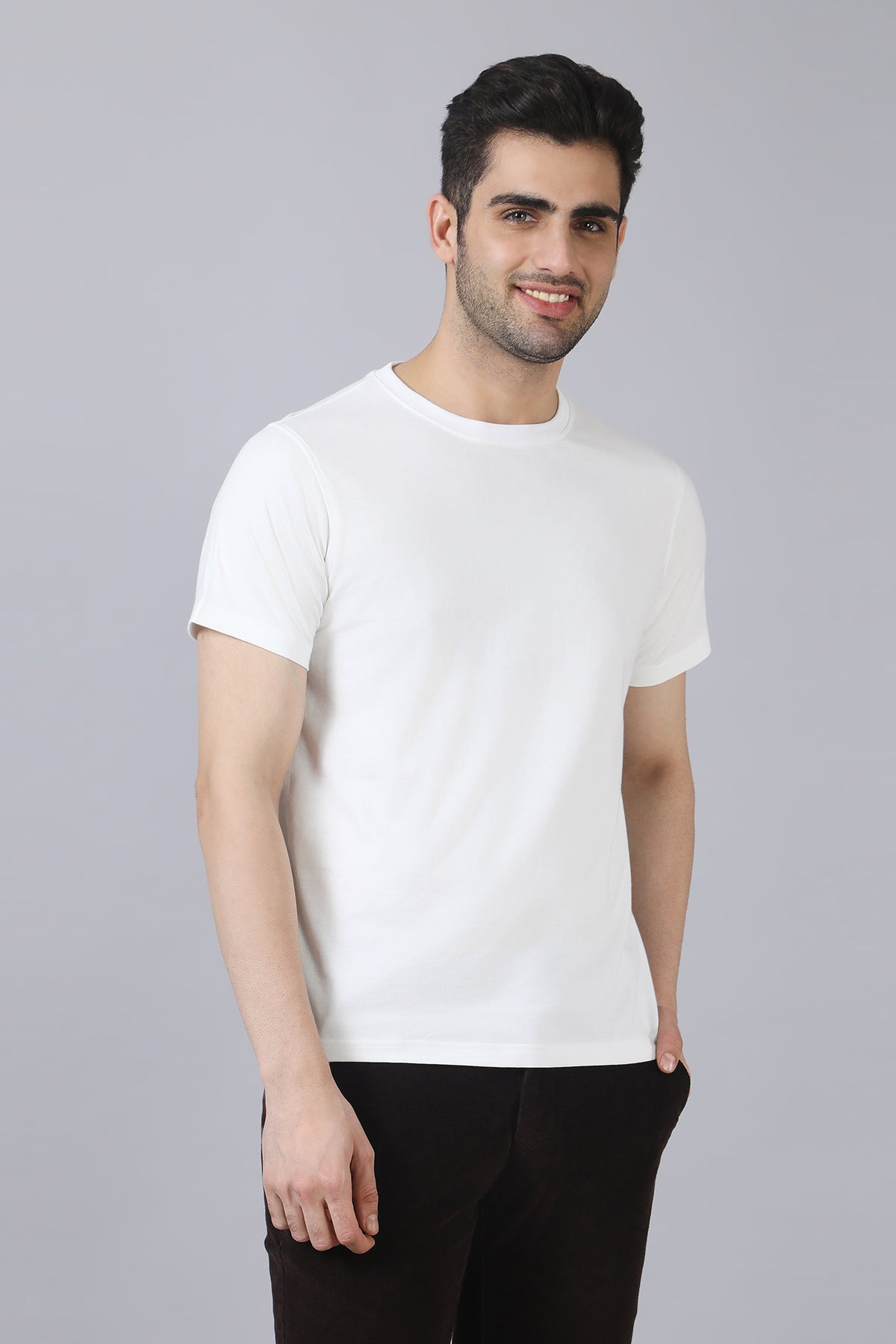 White Cotton T-shirt