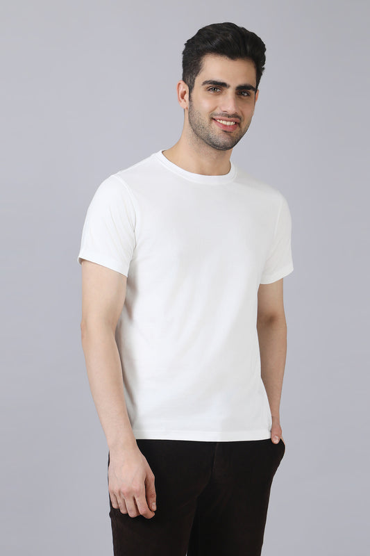 White Cotton T-shirt