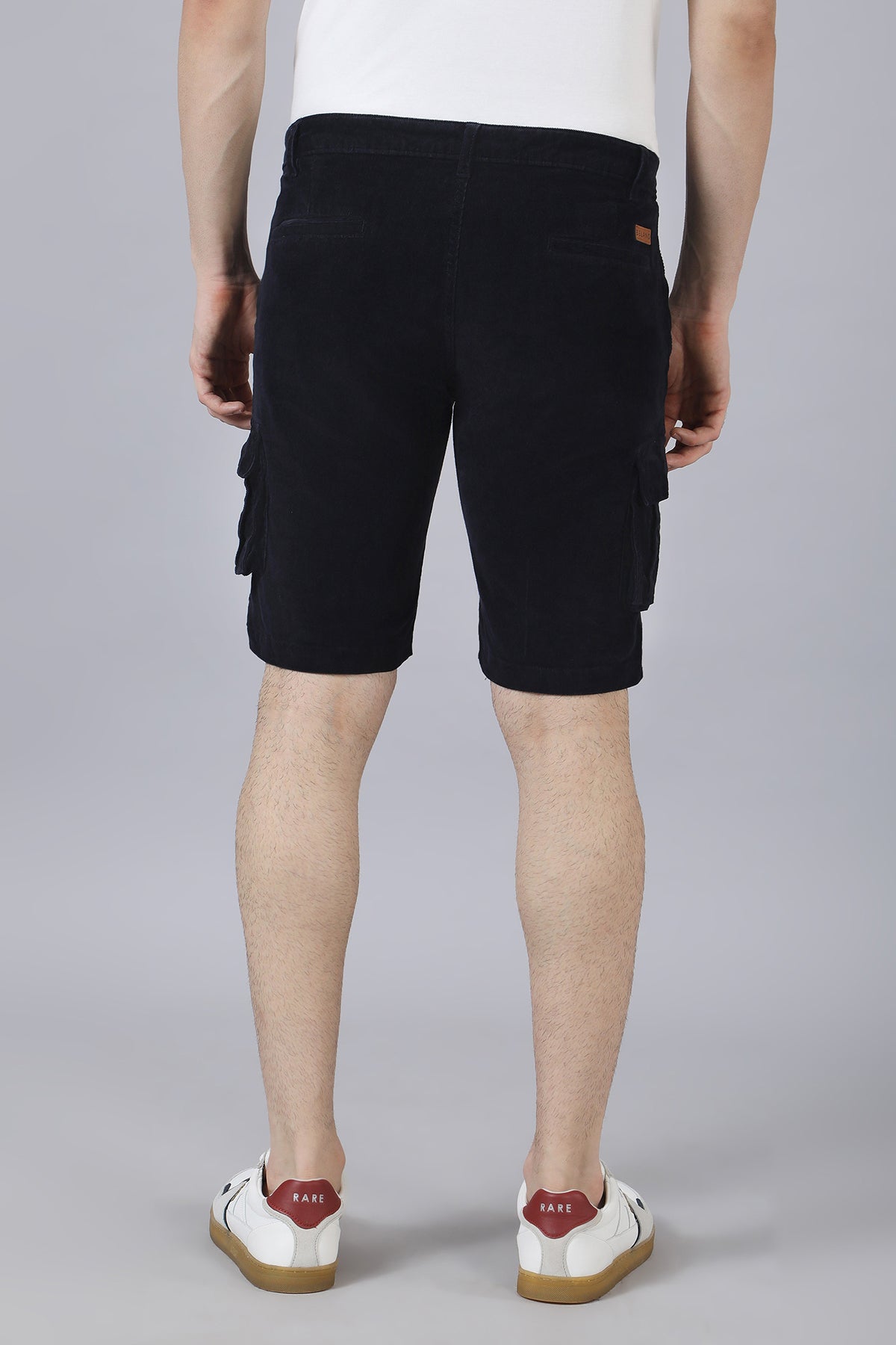 Dark Navy Corduroy Shorts