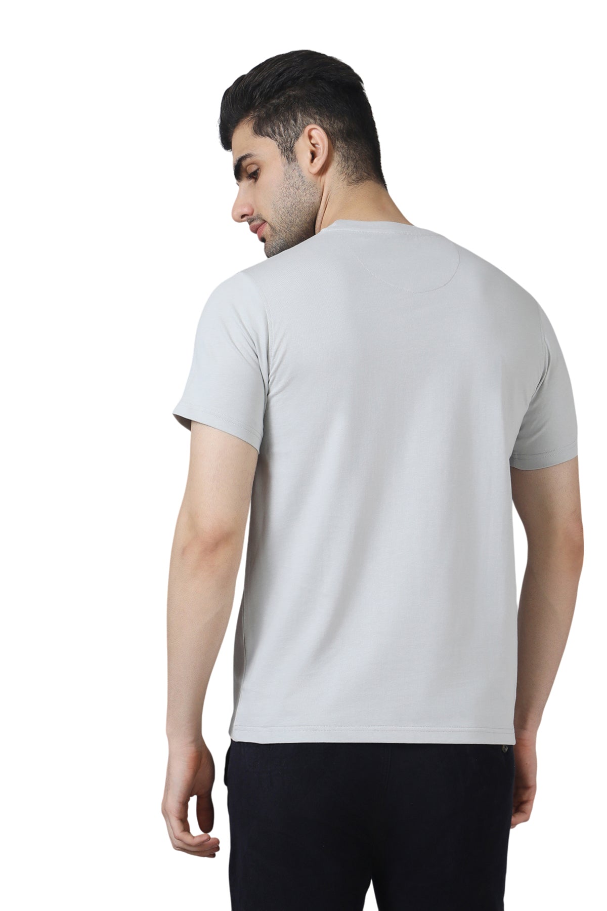Grey Cotton T-Shirt