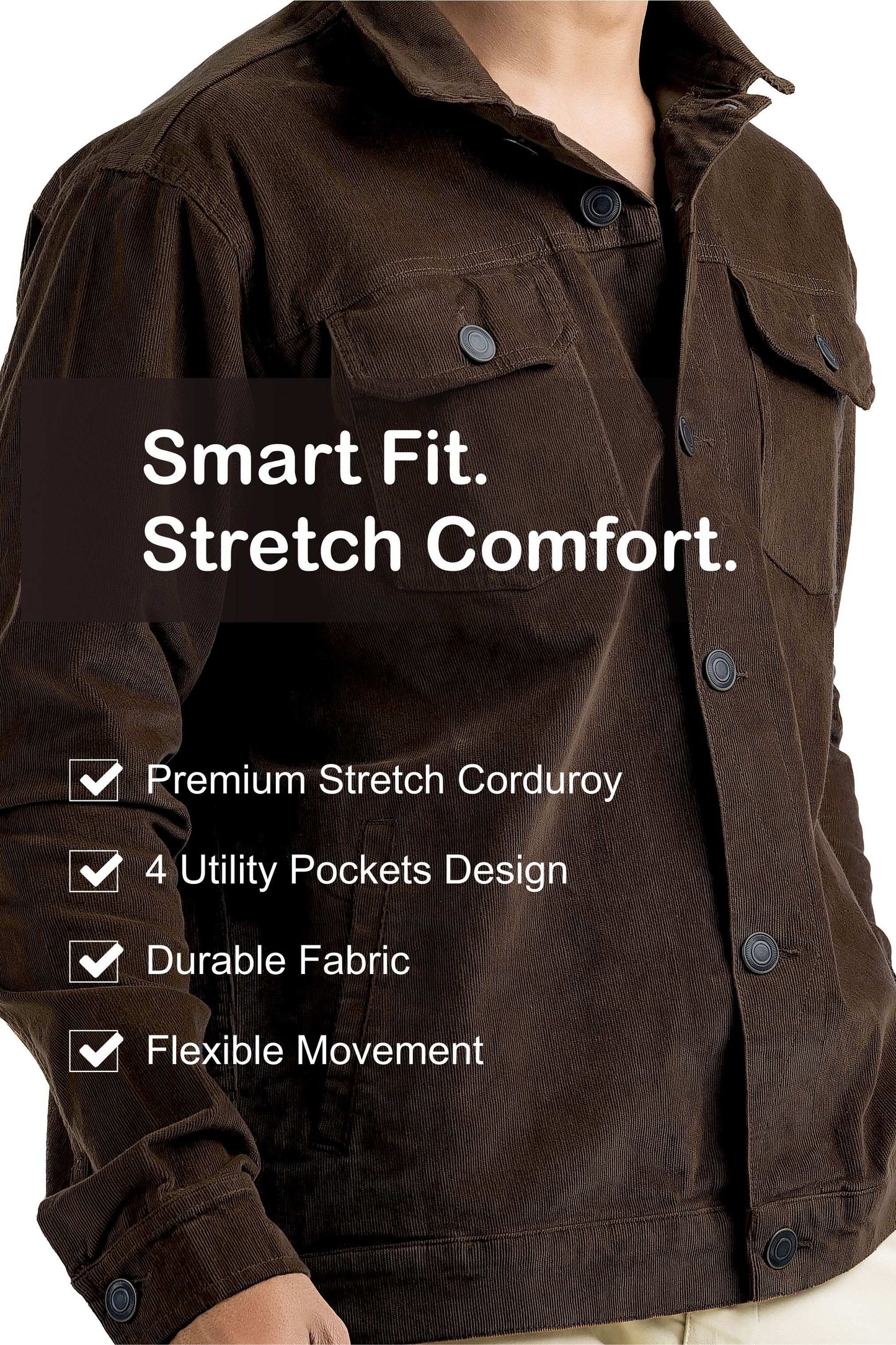 Coffee Corduroy Jacket