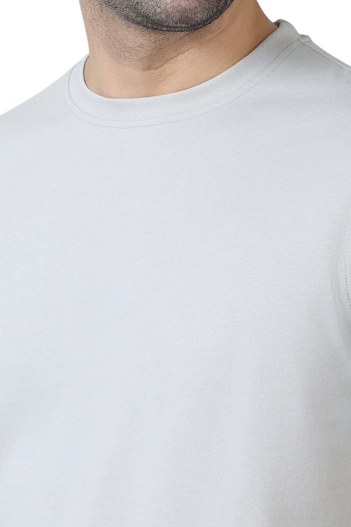 Grey Cotton T-Shirt