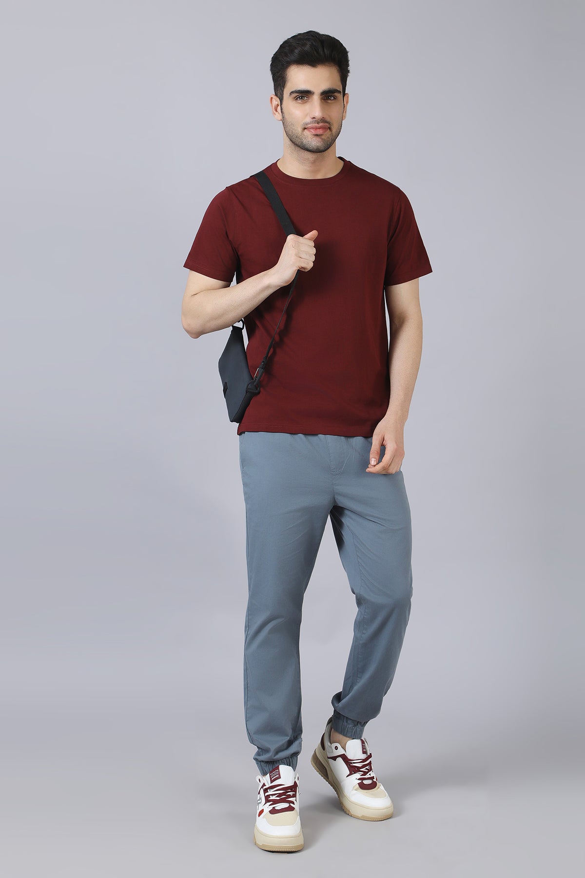 Maroon Cotton T-Shirt