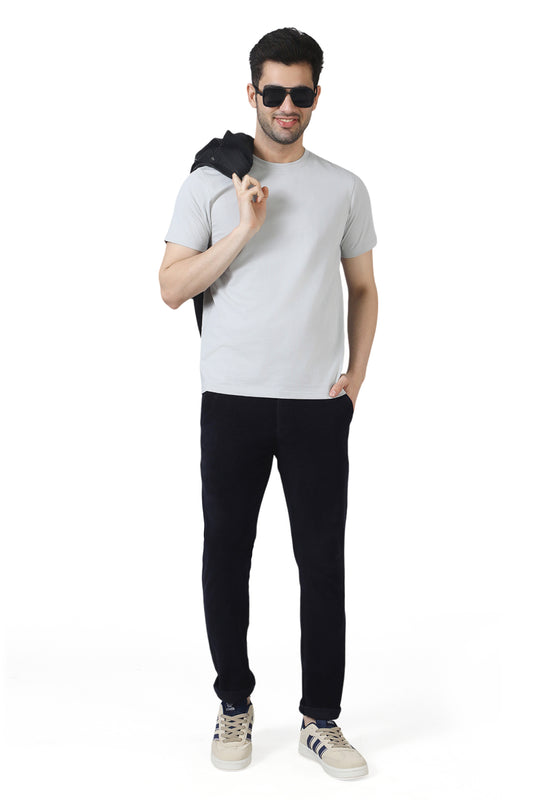 Grey Cotton T-Shirt
