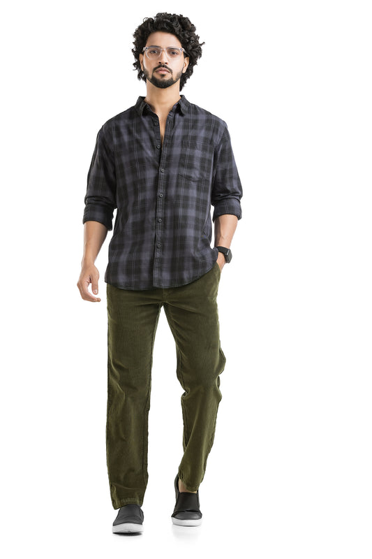 Olive Corduroy Jogger