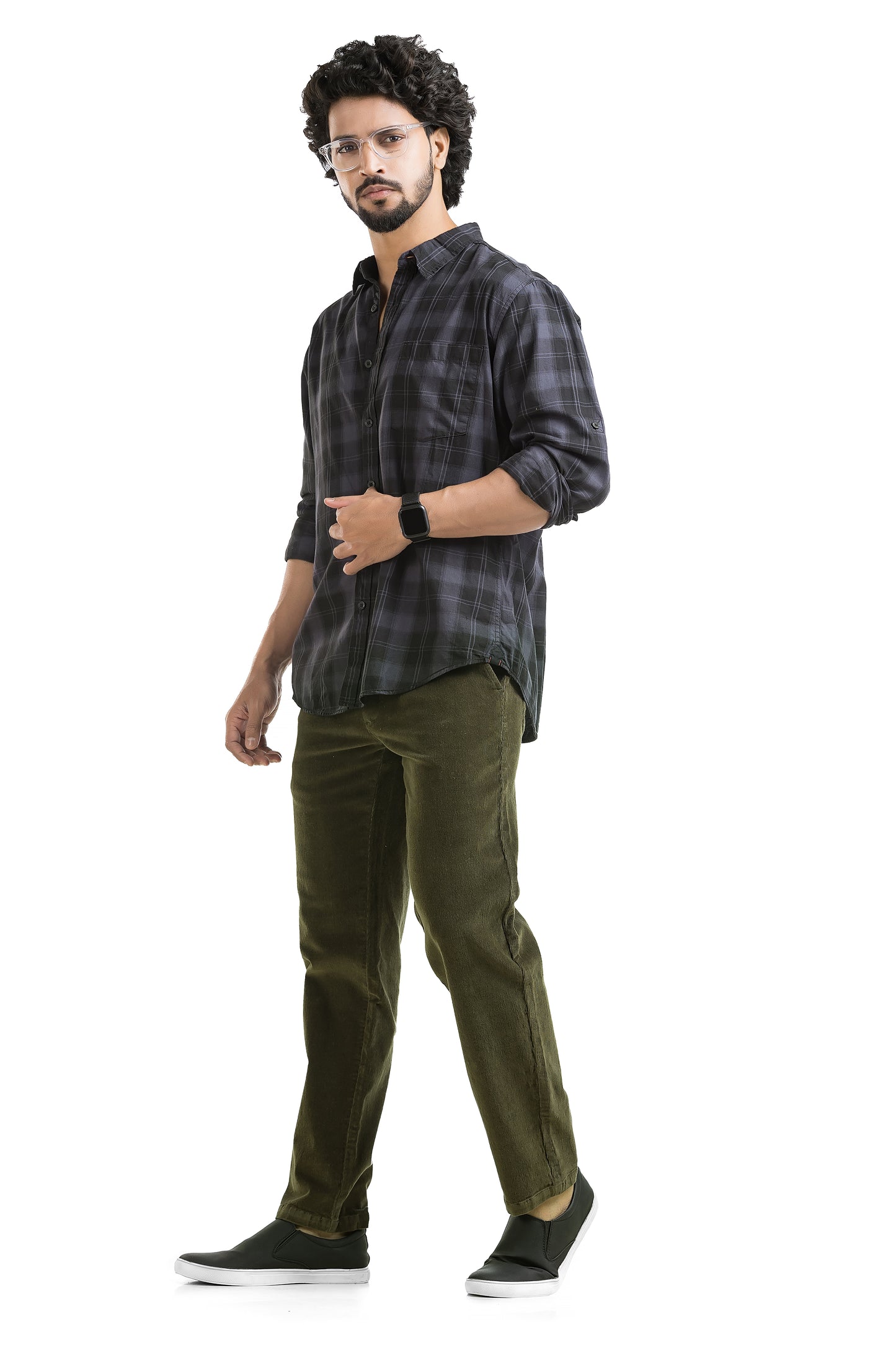 Olive Corduroy Jogger