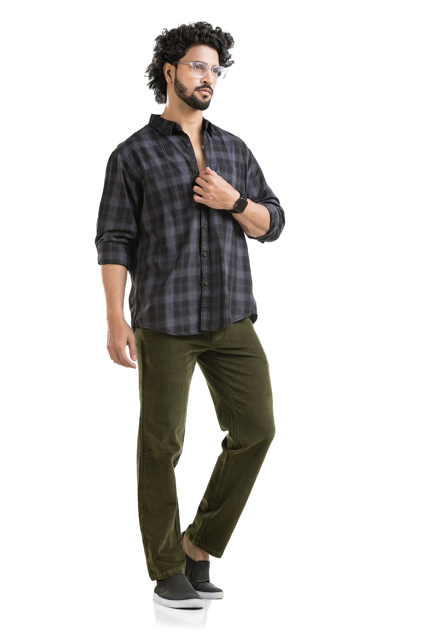 Olive Corduroy Jogger